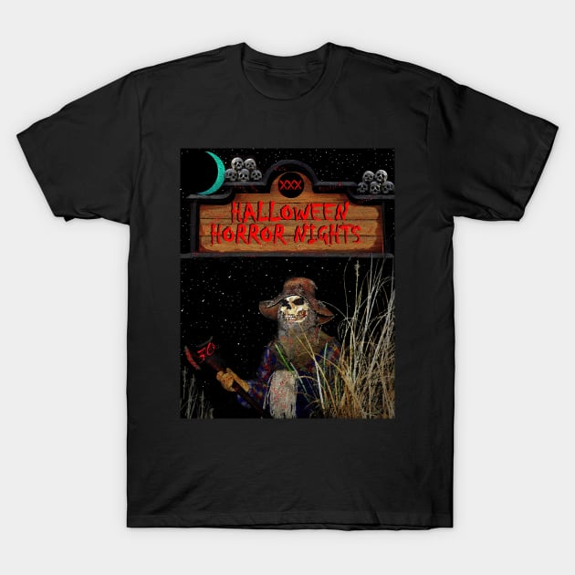 Halloween Horror Nights 30 poster art A T-Shirt by dltphoto